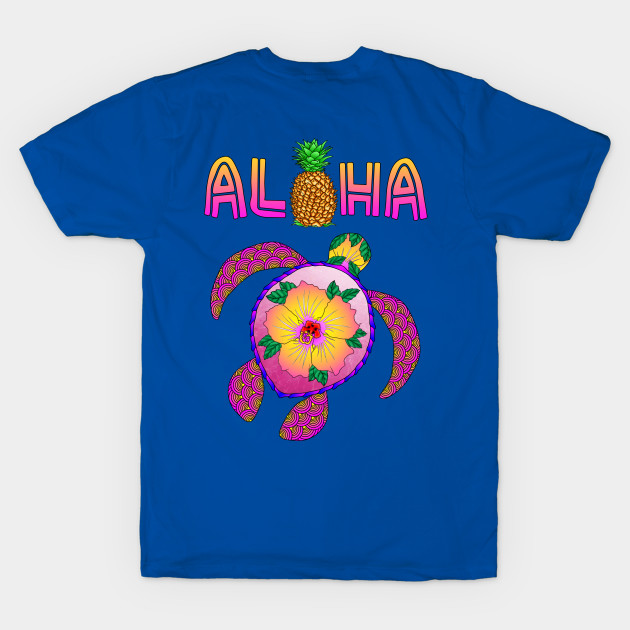 Aloha Honu Tropical Turtle by macdonaldcreativestudios